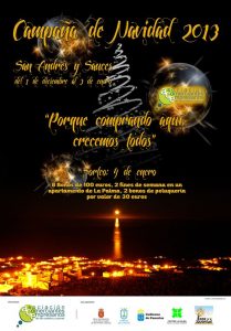 Cartel Campaña de Navidad 2013 · ACE San Andrés y Sauces
