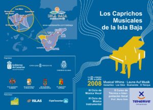 Diseño de Programa para Los Caprichos Musicales de la Isla Baja, Tenerife.