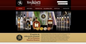 Cabecera web destileriasaldea.es · Javier Sebastián Diseño Gráfico