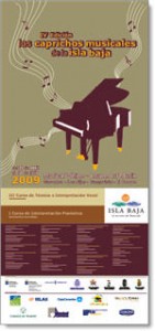 cartel caprichos musicales 2009 150px - Diseñador gráfico freelance - Diseño web - Imagen Corporativa - Redes Sociales - La Palma - Santa Cruz de Tenerife