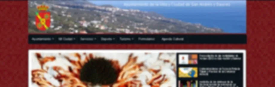 Web Autogestionable Ayuntamiento de San Andrés y Sauces