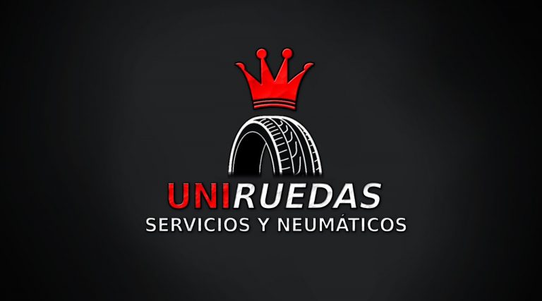 Diseño de Logotipo Uniruedas · Servicios y Neúmaticos · San Andrés y Sauces · La Palma