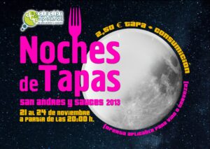 Diseño para redes sociales de la Noche de Tapas en San Andrés y Sauces
