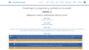 Construye tu programa online XII Congreso Nacional Audiología AEDA